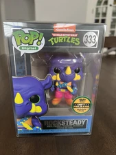Funko Pop! Teenage Mutant Ninja Turtles Rocksteady #333 w/Soft Protector TMNT