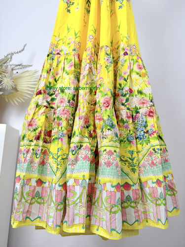 CAMILLA 2026 NEW Multi-style Silk Printed Ruffled Sleeveless Backless Long Dress - Picture 13 of 25