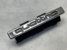 Audi A4 (B8 8K) Quattro Schriftzug vorne Kühlergrill Emblem Logo Chrom Original