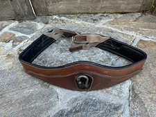 Devoucoux Allure Brown Padded Anatomic English Jumper Girth - 54”