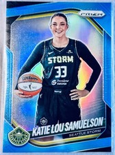 2025 Panini Carolina Blue Prizm 🎽 WNBA 88/125 KATIE LOU SAMUELSON #82. 83/125