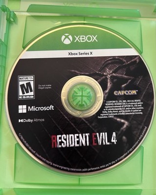 Resident Evil 4 Remake - Microsoft XBOX SERIES X - DISC w/ GENERIC CASE - 2023