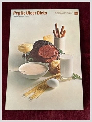 1973 Peptic Ulcer Diet Pad Maalox Ad William H. Rorer MD Fort Washington PA