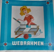 DDR  Spielzeug  Kinder Webrahmen  Model 7 VEB Kamenzer Spielwaren  60er