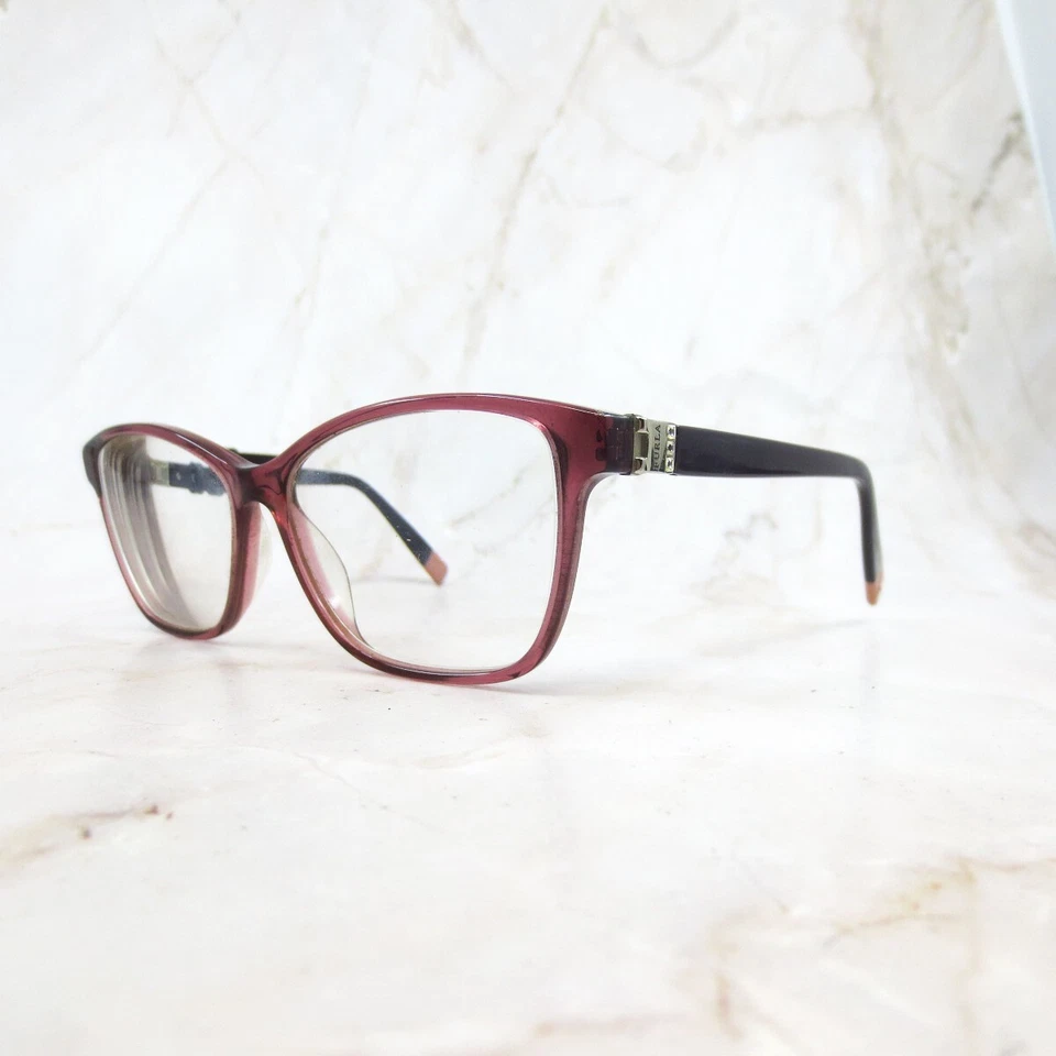 Marco de gafas Furla VFU074K Col.096D unisex adulto borgoña cuadrado plástico 140 Foto 2 de 4