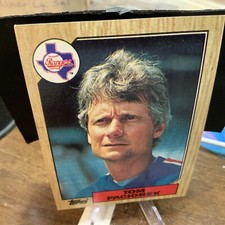 1987 Topps Baseball Cards Tom Paciorek Texas Rangers #729