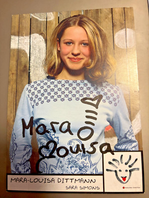 Mara-Louisa Dittmann - Schloss Einstein Seelitz - Autogramm - DRUCK Unterschrift