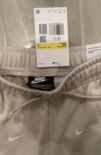 Nike Sportswear Logo Jersey Beige Shorts Unisex Kids Size Small BNWT DO3383 008 - Picture 7 of 7