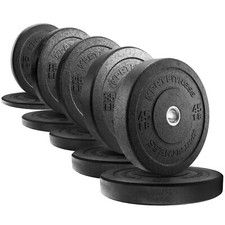 XPRT Fitness Olympic Crumb Rubber Bumper Weight Lifting Plate for Cross Training
