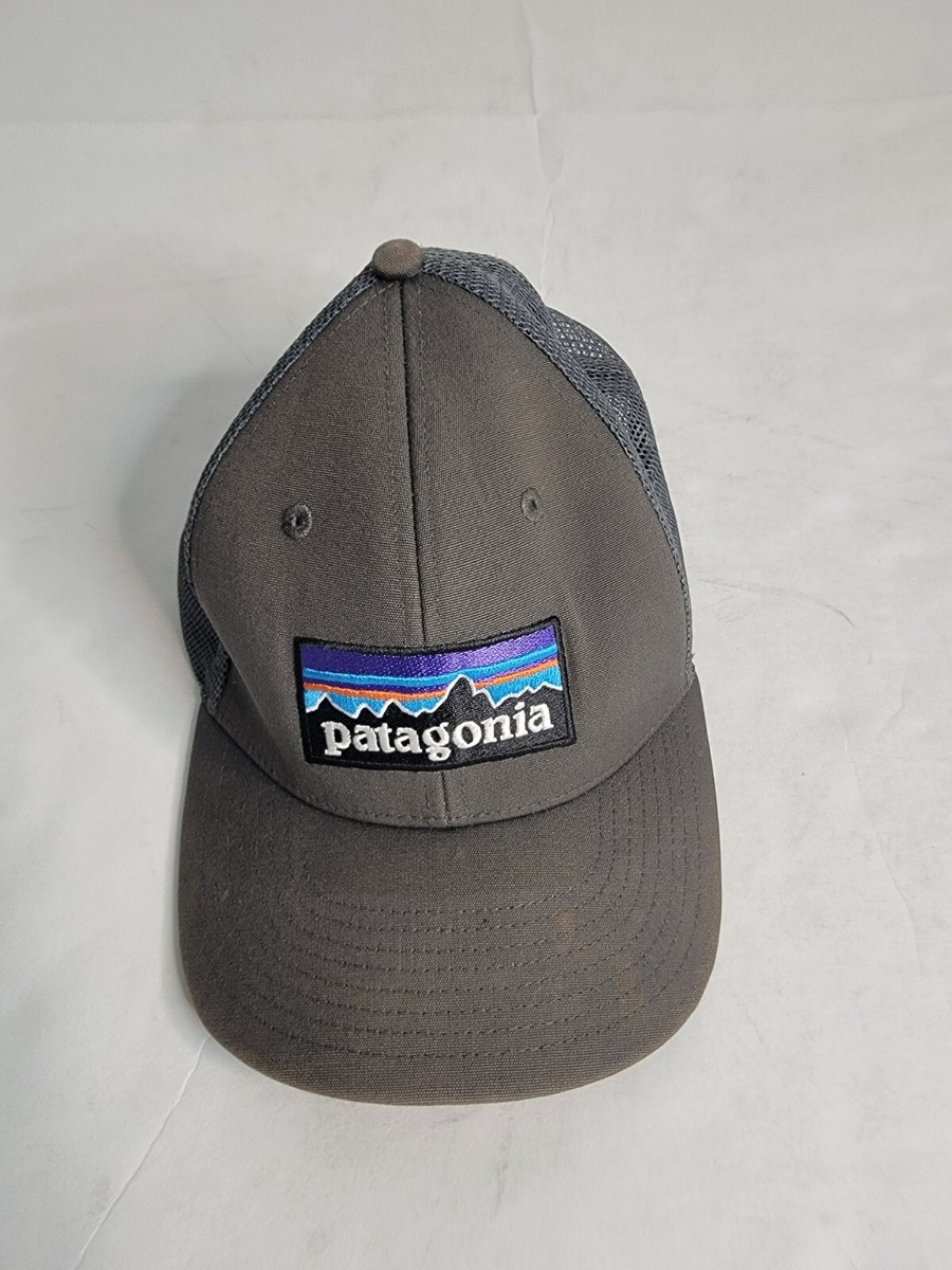 Patagonia Unisex Gray Trucker Cap‎ Snapback Mesh Hat Casual Patagonia Worn Wear Mesh Trucker Hat Snapback Adjustable  main image 3