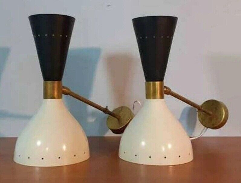 Applique Murale Diabolo 2 Bras Articulés