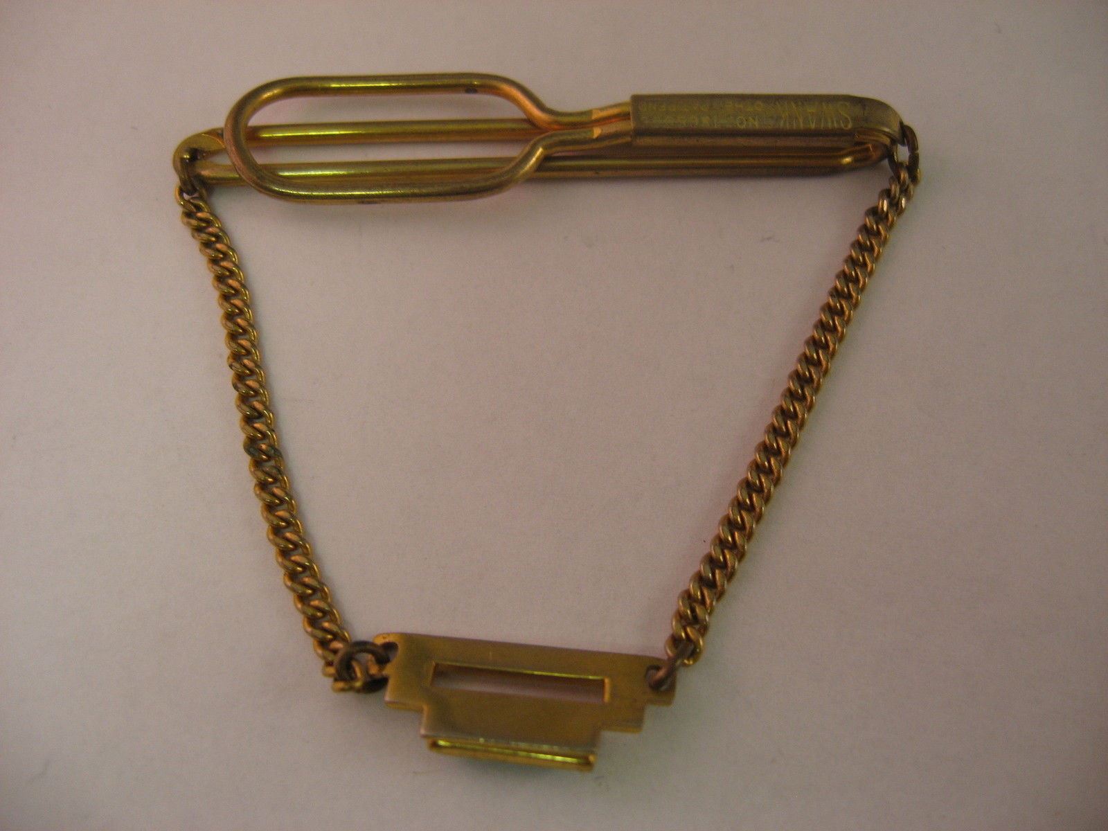 Rare ART DECO TRIPLE BLUE JEWEL Vintage Mens Tie Bar … Gem