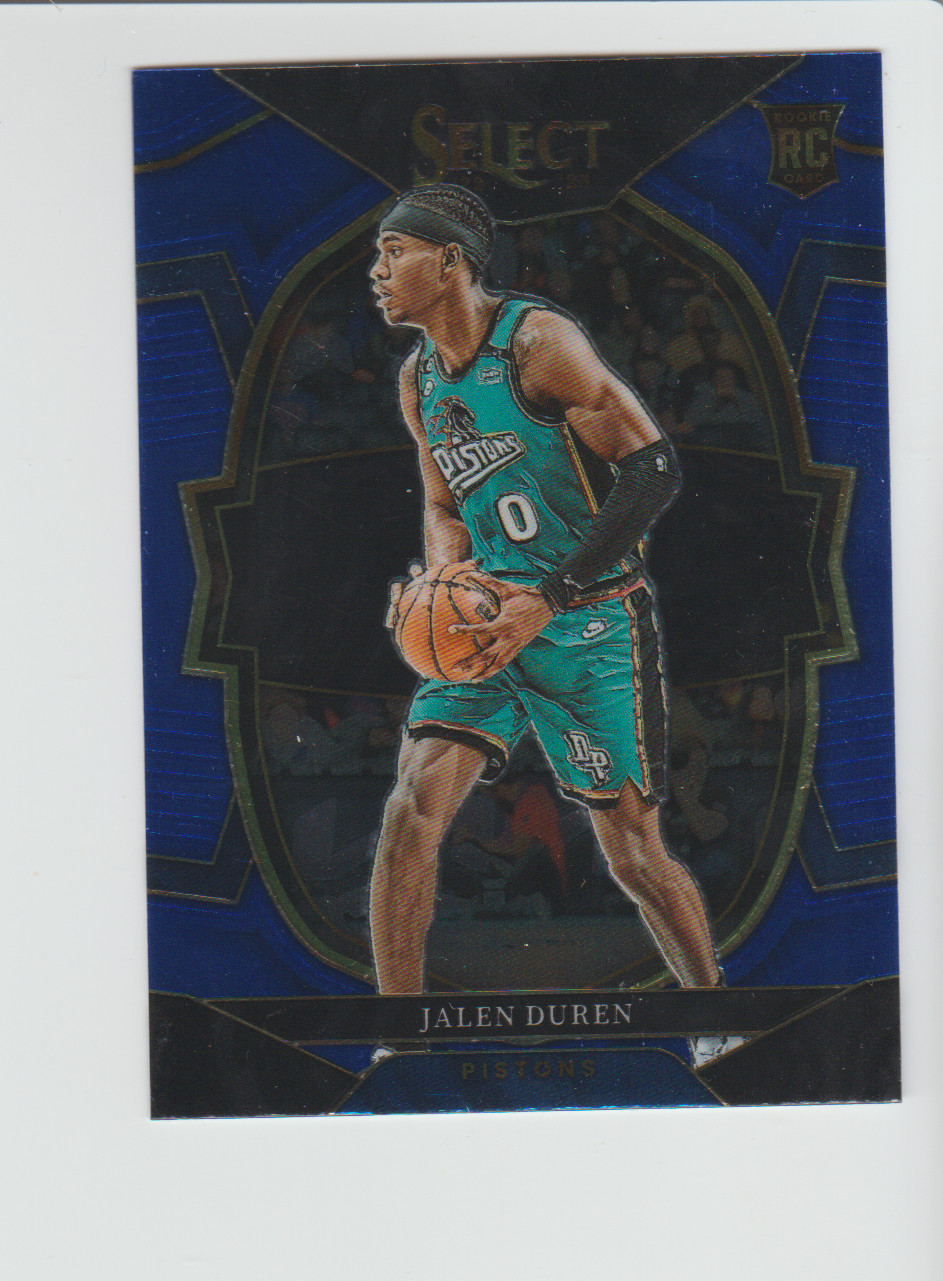 2022-23 Panini Select Concourse #98 Jalen Duren RC, Detroit Pistons