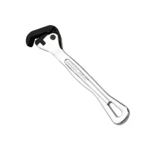 Pipe Vise Micro Stubby 3.75 Inch Self-Adjusting Wrench with Contoured Handle - Picture 6 of 13