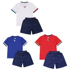 Boys Sport Suit Hiking Soccer Casual Tracksuit Uniform Kids Training Sports