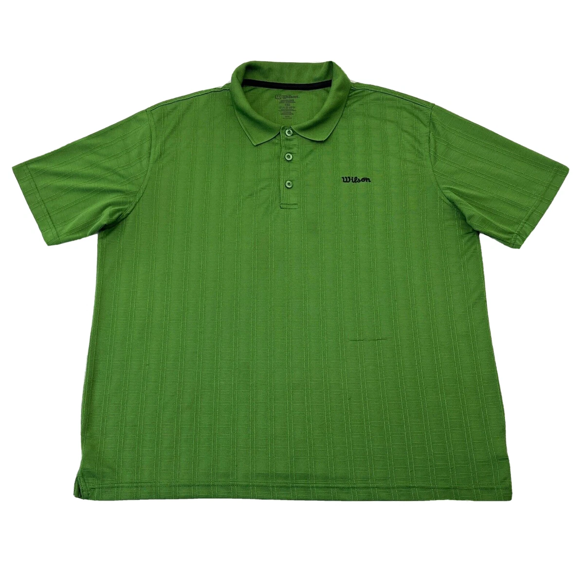 Wilson Polo Shirt Adult Extra Large Green Outdoors Golf Golfer Tennis Rugby Mens