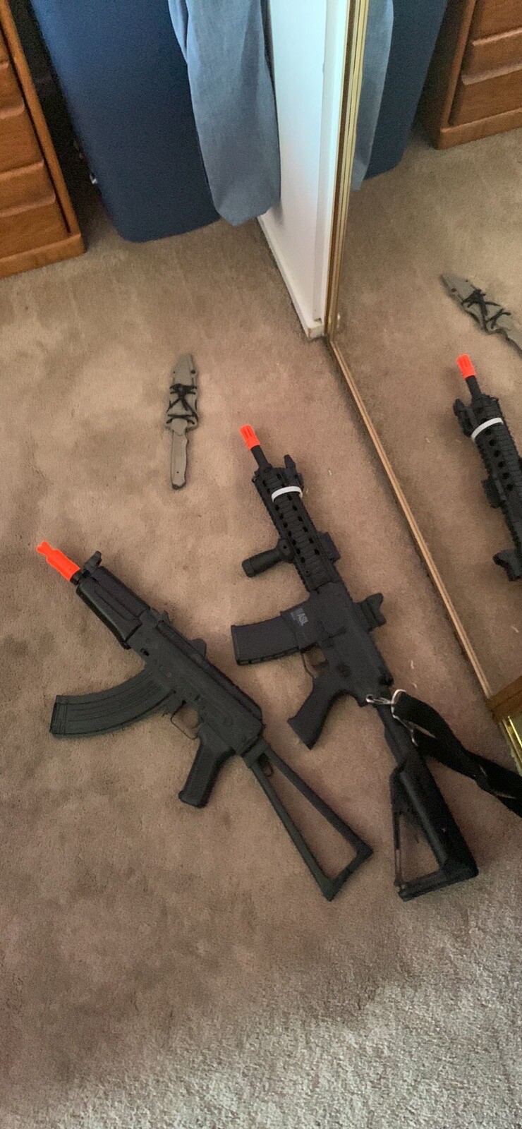 airsoft gun electric rifle used