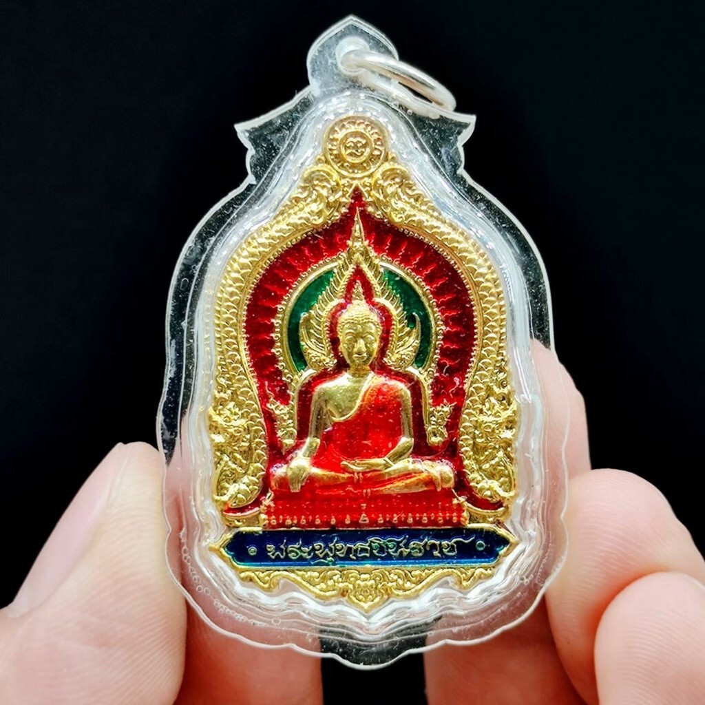 Colgante Impermeable Phra Buddha Chinnarat Wessuwan Dios Gigante LP Pat Thai Amuleto