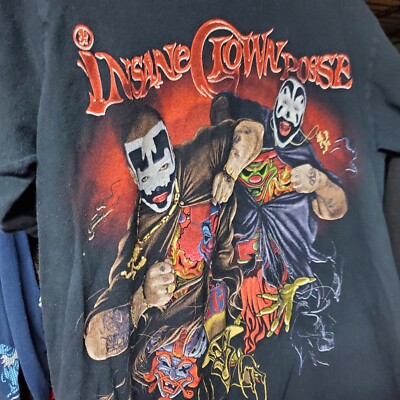 【00s】Insane Clown Posse グラフィックロゴ ラップTシャツ 00s】Insane Clown Posse グラフィックロゴ ラップTシャツ