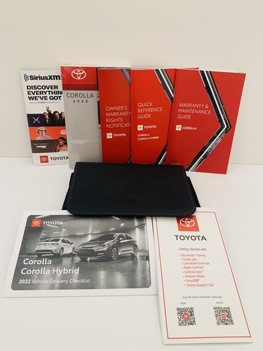 Toyota Corolla 2022 Owner's Manual Set