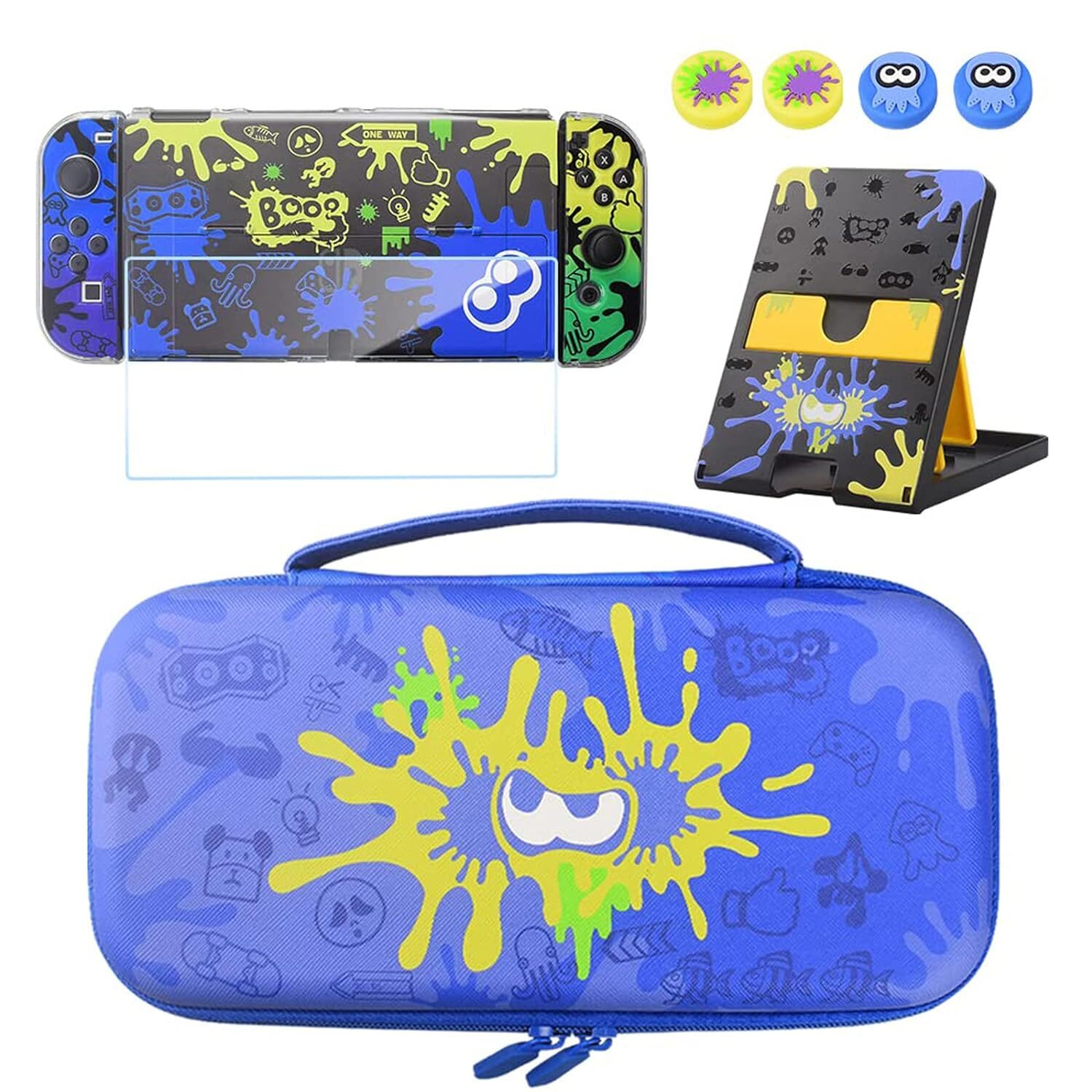 Switch Case Compatible with Nintendo Switch OLED Splatoon 3 Switch Oled Case-image