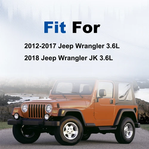 V-Ribbed Belt & Tensioner & Idler Pulley Kit for 2012-2018 JEEP Wrangler JK 3.6L - Picture 8 of 22