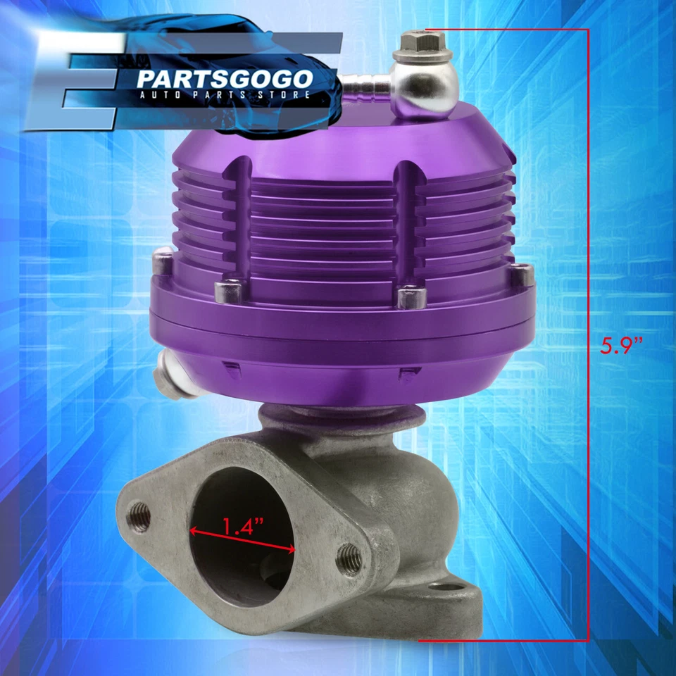 Universal 35mm 38mm Jdm External Wastegate Turbo Manifold Bypass Spring Purple - Image 4 of 4