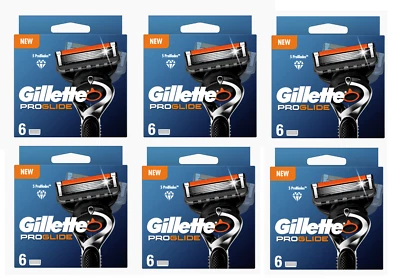 Pack Lames GILLETTE PROGLIDE Lot Recharges de Rasoir Gilette Fusion 5 ORIGINAL
