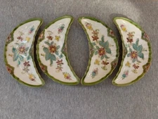 Crescent Bone Dishes Set of 4 by LJ X1573F Japan