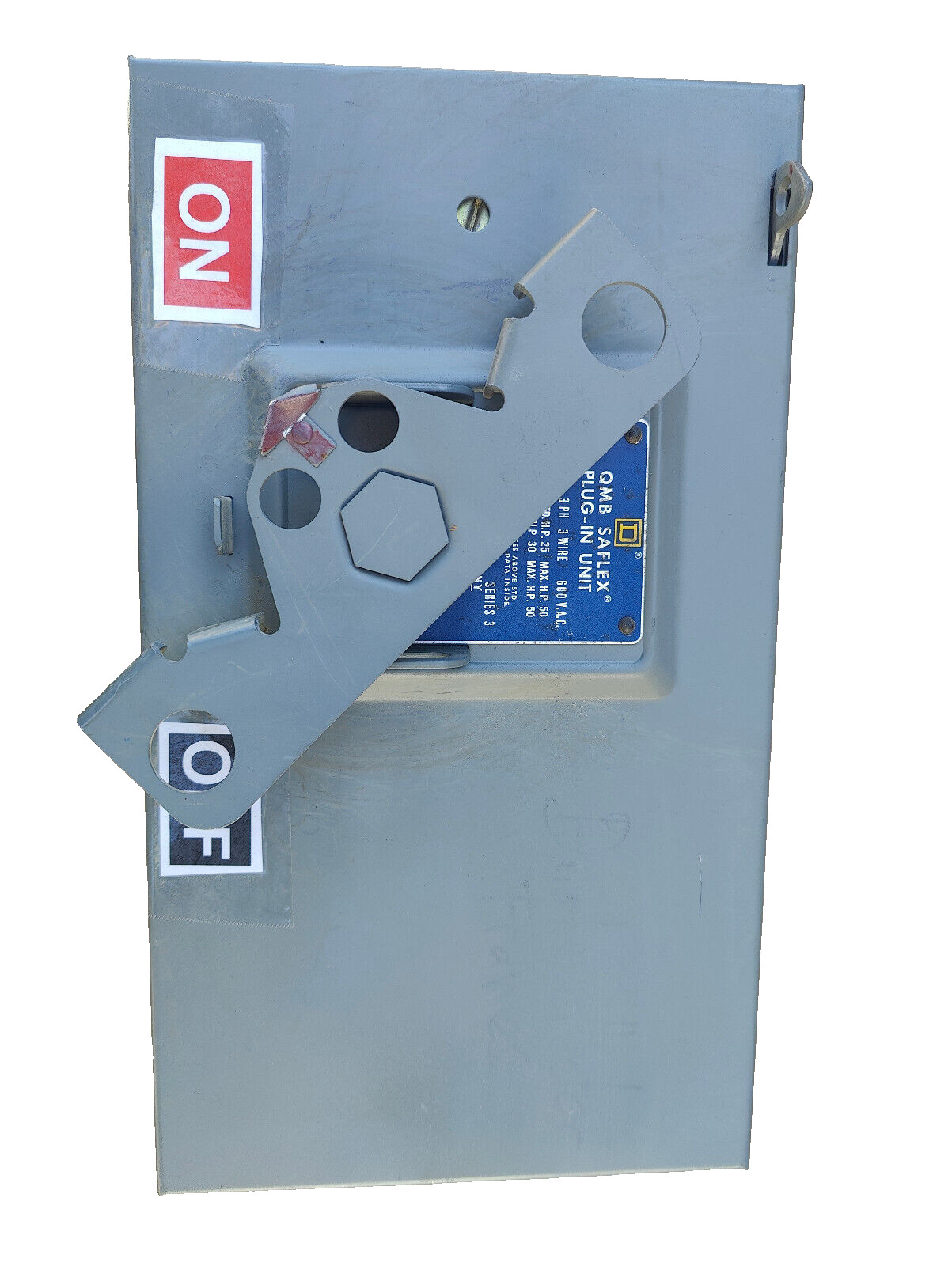 Square D SD3606 Recon 60A 600V QMB Saflex Fusible Busway Switch Bus Plug 3Ph3W