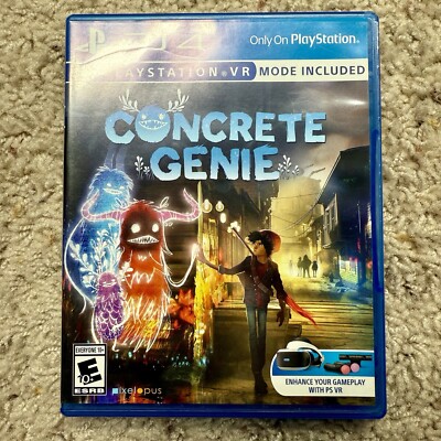 Concrete Genie Playstation 4 PS4 PREOWNED COMPLETE CIB