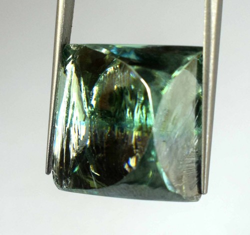 Loose CVD Diamond 43 Ct H-I Fancy Green VVS2 Clarity 22 x 22 mm Certified Facet - Picture 6 of 8