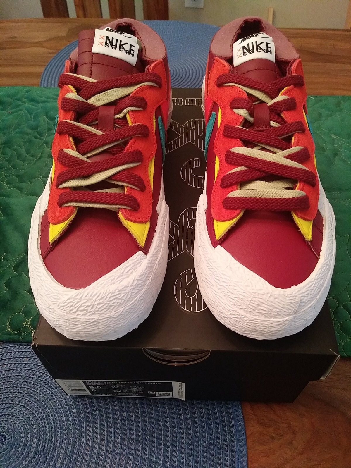 SACAI X NIKE Nike Sacai x KAWS Low Red Team 2021 taglia 6 5