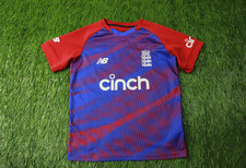 ENGLAND NATIONAL TEAM 2021 CRICKET shirt JERSEY NEW BALANCE ORIGINAL YOUNG M