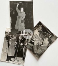Around JOSEPHINE BAKER Voyage Orly J. Bouillon Bourget 3 Photos 1955/56/58