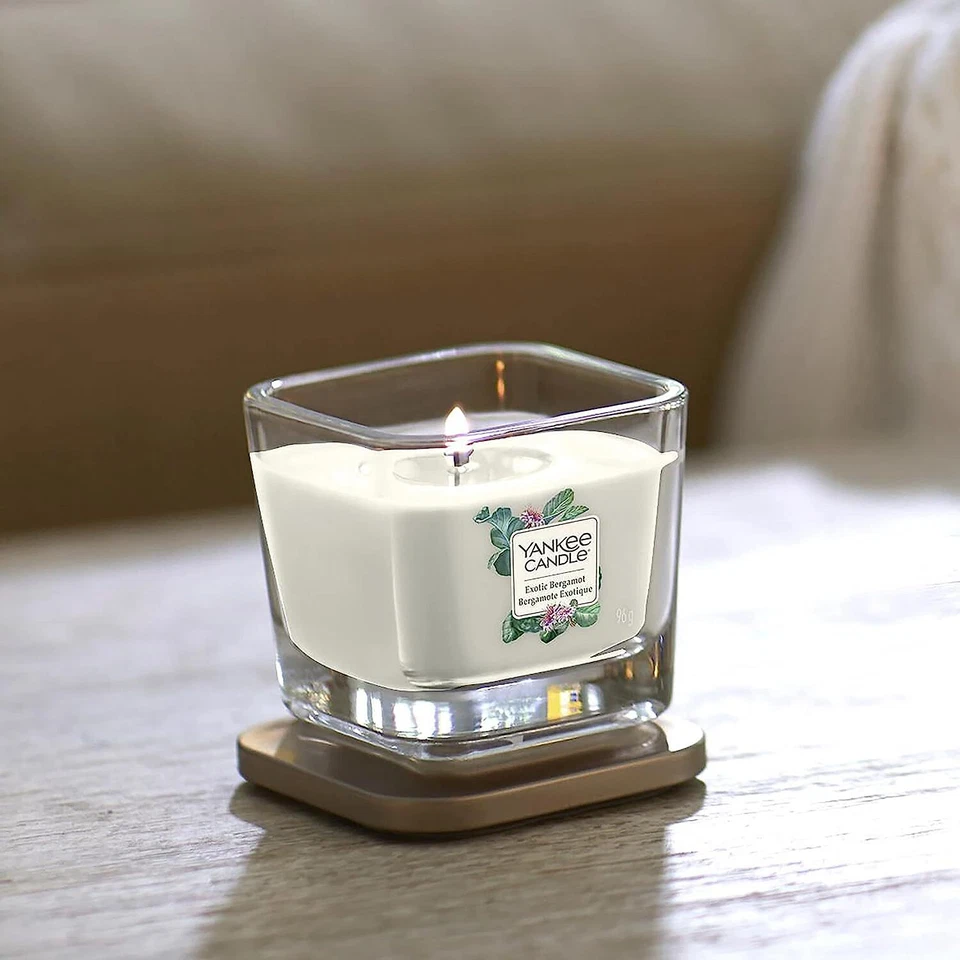 Yankee Candle Small Jar 1 Wick Scented Candles Fragrance Square Wax Glass Gift - Image 2 of 2