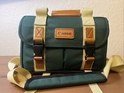 Canon Green Camera Large Soft Case Travel Bag w/Shoulder Strap