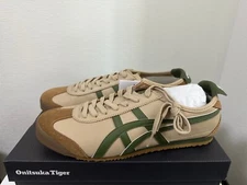 Onitsuka Tiger MEXICO 66 1183C102 250 BEIGE GRASS GREEN Unisex Size