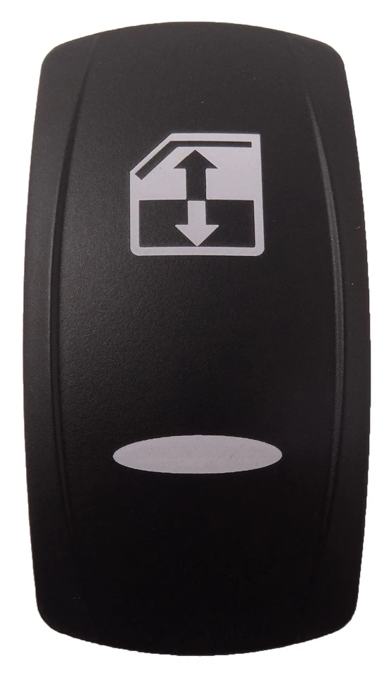 CARLING 273.1210 CONTURA V BLACK Rocker Head with POWER WINDOW Legend & BAR