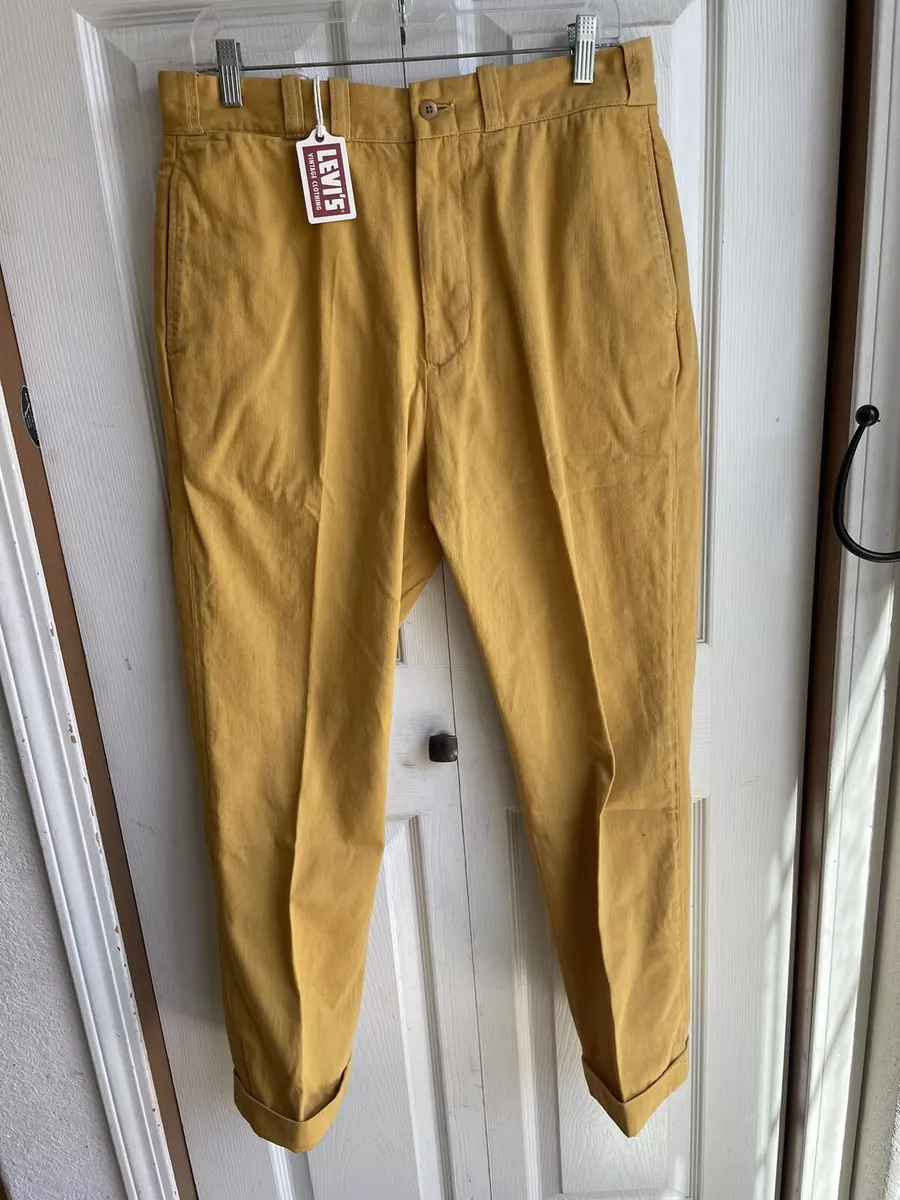Yellow chino cheap pants