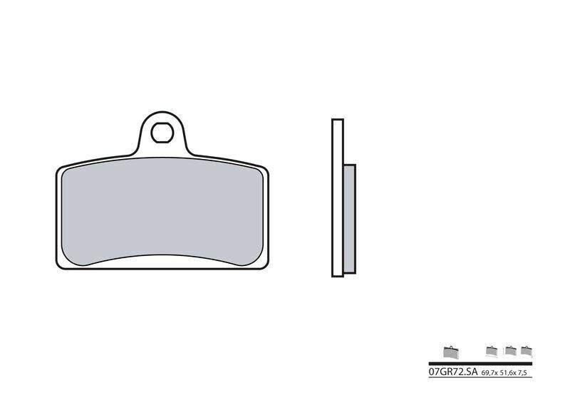 Plaquettes avant Brembo Aprilia RS4 125 pour vos trajets quotidiens et balades