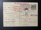 1943 Netherlands Dutch Indies Concentration Camp Postcard Cover — photo 1