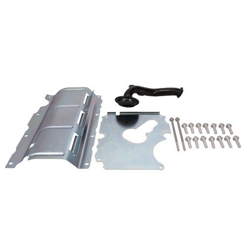 Polished GM GEN V LT Swap Retro Fit Oil Pan Low Profile LT1 L83 L86 5.3 6.2 - Picture 4 of 4