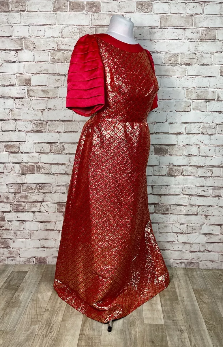 Oriental top maxi dress