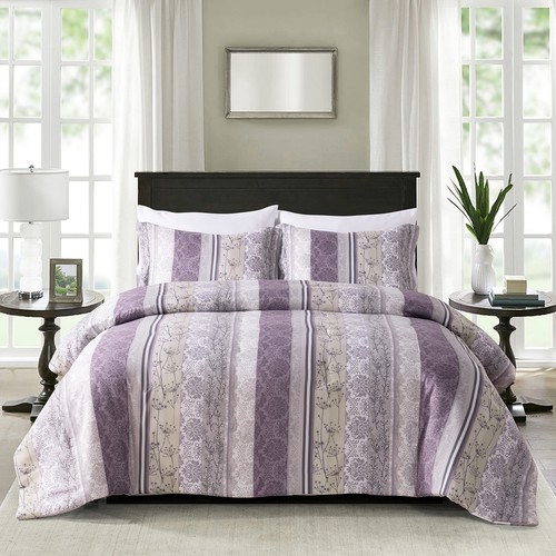 Sunshine Nicole Soft Brushed Microfiber Comforter Set, 7 Pieces King, with Li... - Bild 1 von 6