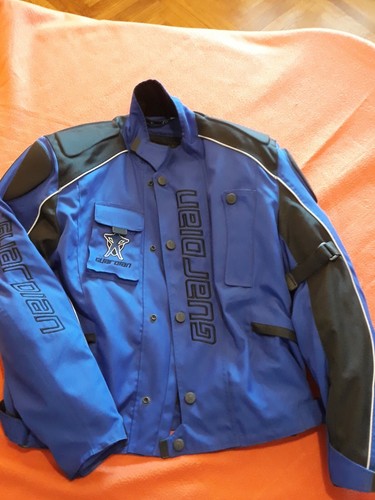 GIUBBOTTO MOTO GUARDIAN IN MATERIALE TECNICO SFODERABILE E CON RINFORZI -  TG L | eBay