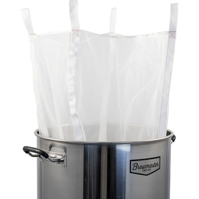 Mesh Grain Bag - 27.5 x 32.5 in. - Perfect for Brew in a Bag fit pots up to 19''