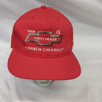 #ad #ad Vintage Huebsch Chevrolet Prairie Du Chien Wisconsin Cap Adjustable Snapback Hat $18.00