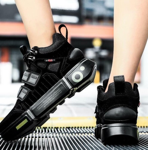 Mens High Top Shoes Jogging Sports 