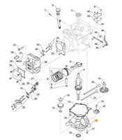 ÖLwanne Motor AufsitzmäHer RasenmäHer Modelle 1328H Original Stiga 118551425/0